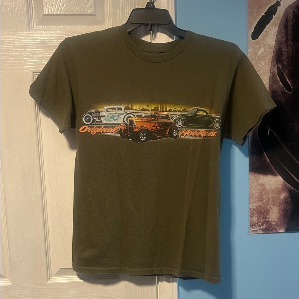 Newport Hot Rod Graphic Tee - Dark Green